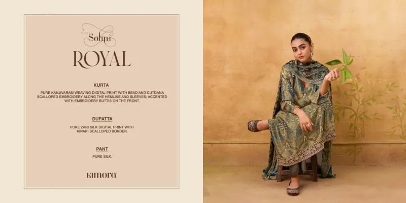 Royal By Kimora Sohni Kanjivaram Printed Salwar Suits 